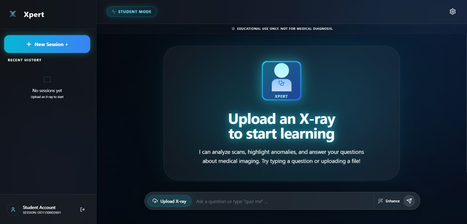 Student Chat Interface